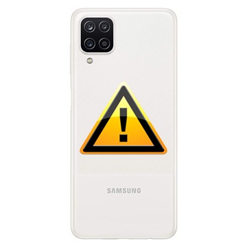 Samsung Galaxy A12 Bag Cover Reparation - Hvid