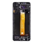Samsung Galaxy A12 LCD-Skærm GH82-24490A - Sort