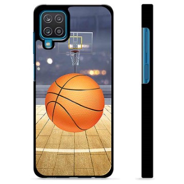 Samsung Galaxy A12 Beskyttende Cover - Basketball