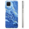 Samsung Galaxy A12 TPU Cover - Farverig Marmor