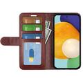 Samsung Galaxy A13 Pung Taske med Magnetisk Lukning - Brun