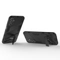 Samsung Galaxy A14/A14 5G Armor Series Hybrid Cover med Stativ - Sort