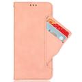 Samsung Galaxy A15 Pung Cover med Kortholder - Pink