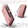 Samsung Galaxy A15 Caseme 008 2-i-1 Multifunktionel Pung - Pink