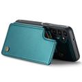 Samsung Galaxy A15 Caseme C22-etui RFID-kortpung - grøn