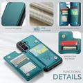 Samsung Galaxy A15 Caseme C22-etui RFID-kortpung - grøn