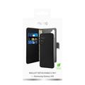 Samsung Galaxy A15 Puro 2-i-1 Magnetisk Pung Taske - Sort