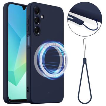 Samsung Galaxy A17 Liquid Silikone Cover - MagSafe Kompatibel - Mørkeblå