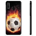 Samsung Galaxy A20e Beskyttende Cover - Fodbold Flamme