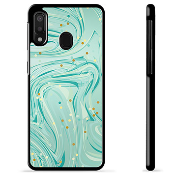 Samsung Galaxy A20e Beskyttende Cover - Grøn Mynte