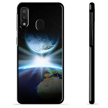 Samsung Galaxy A20e Beskyttende Cover - Verdensrum