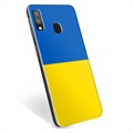 Samsung Galaxy A20e TPU Cover Ukrainsk Flag - Gul og lyseblå
