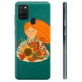 Samsung Galaxy A21s TPU Cover - Ginger