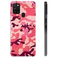 Samsung Galaxy A21s TPU Cover - Pink Camouflage