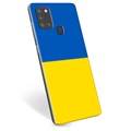Samsung Galaxy A21s TPU Cover Ukrainsk Flag - Gul og lyseblå