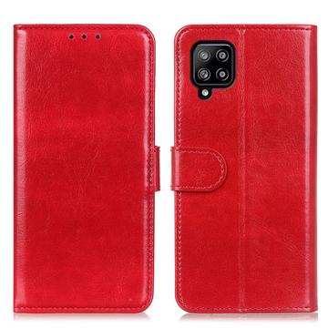Samsung Galaxy A22 4G Pung med Magnetisk Lukning - Rød