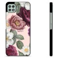 Samsung Galaxy A22 5G Beskyttende Cover - Romantiske Blomster