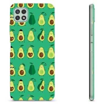 Samsung Galaxy A22 5G TPU Cover - Avocadomønster