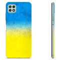 Samsung Galaxy A22 5G TPU Cover Ukrainsk Flag - Tofarvet
