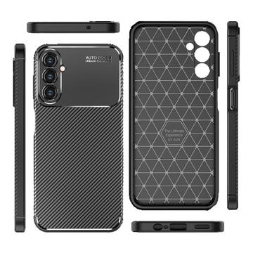Samsung Galaxy A24 4G Beetle Karbonfiber TPU Cover - Sort