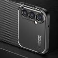 Samsung Galaxy A24 4G Beetle Karbonfiber TPU Cover - Sort