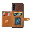 Samsung Galaxy A24 4G Retro Style Cover med Pung - Brun
