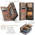 Samsung Galaxy A25 Caseme 008 2-i-1 Multifunktionel Pung - Brun