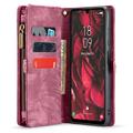 Samsung Galaxy A25 Caseme 008 2-i-1 Multifunktionel Pung - Rød