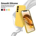 Samsung Galaxy A25 Liquid Silikone Cover med Strop - Gul