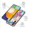 Samsung Galaxy A25 Stilfuld Ultra-Slim TPU Cover - Regnbue Rhombus