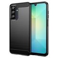 Samsung Galaxy A26 Børstet TPU Cover - Karbonfiber