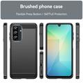 Samsung Galaxy A26 Børstet TPU Cover - Karbonfiber