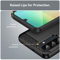 Samsung Galaxy A26 Børstet TPU Cover - Karbonfiber