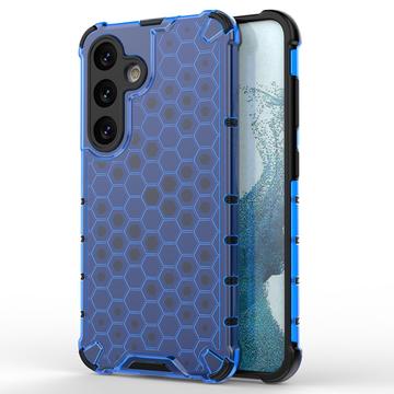 Samsung Galaxy A26 Honeycomb Armored Hybrid Cover - Blå