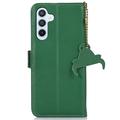 Samsung Galaxy A26 Læderpung med RFID - Grøn