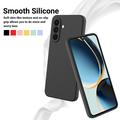 Samsung Galaxy A27 Flydende silikone cover med håndrem - Sort