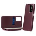 Samsung Galaxy A27 Smart Clear View Flip etui med kortplads