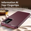 Samsung Galaxy A27 Smart Clear View Flip etui med kortplads