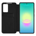 Samsung Galaxy A27 Tech-Protect Smart Clear View Flip etui med kortplads - Sort