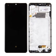 Samsung Galaxy A32 4G LCD Skærm (Servicepakke) GH82-25579A - Sort