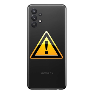 Samsung Galaxy A32 5G Bag Cover Reparation - Sort
