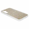 Samsung Galaxy A34 5G Glitter Flakes TPU Cover - Guld