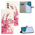 Samsung Galaxy A35 Style Series Pung Taske - Pink Blomster