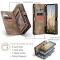 Samsung Galaxy A36 Caseme 008 2-i-1 Multifunktionel Pung - Brun