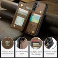 Samsung Galaxy A36 Caseme C22-etui RFID-kortpung - brun