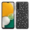 Samsung Galaxy A36 Glitter Series Hybrid Cover - Sort