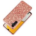 Samsung Galaxy A36 Glitter Series Hybrid Cover - Guld