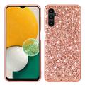 Samsung Galaxy A36 Glitter Series Hybrid Cover - Rødguld