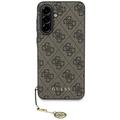 Samsung Galaxy A36 Guess 4G Charms Collection Hybrid Cover - Brun