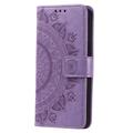 Samsung Galaxy A36 Mandala Series Etui med Pung - Lilla